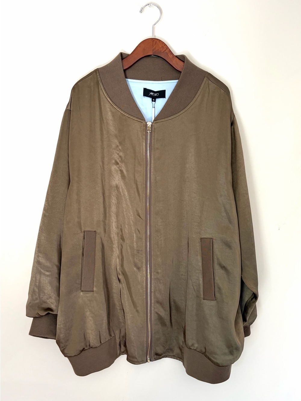 NWT Motto satin style bomber jacket size 16